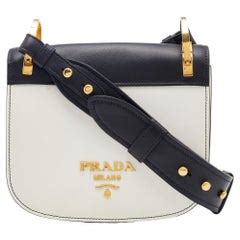 black and white prada purses|prada handbags white leather.